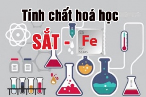 Tính chất hoá học của Sắt (Fe), ví dụ và bài tập - Hoá lớp 9 bài 19